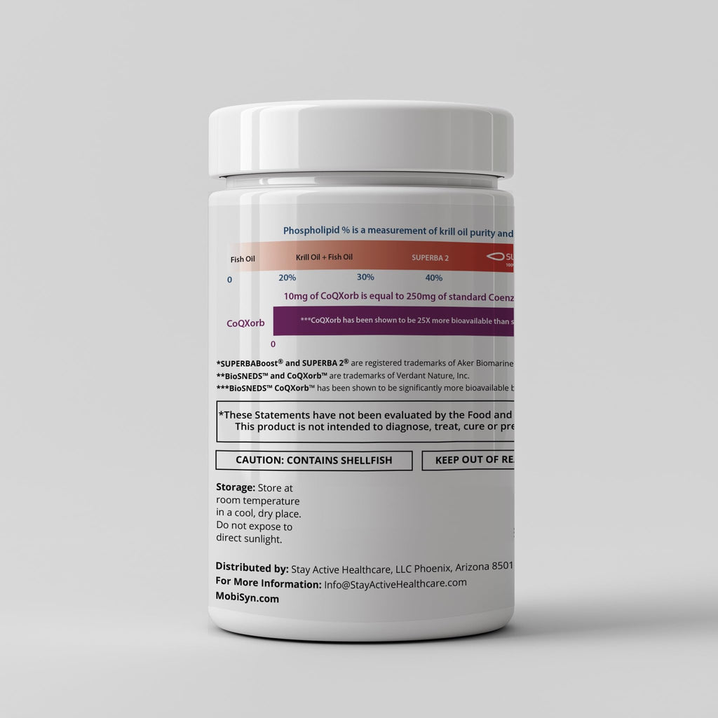 Omega 3 CoQ10 Antarctic Krill Oil 1,000mg 60 Softgels T855