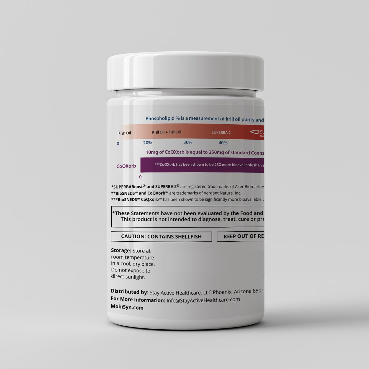 Omega 3 CoQ10 Antarctic Krill Oil 1,000mg 60 Softgels T855