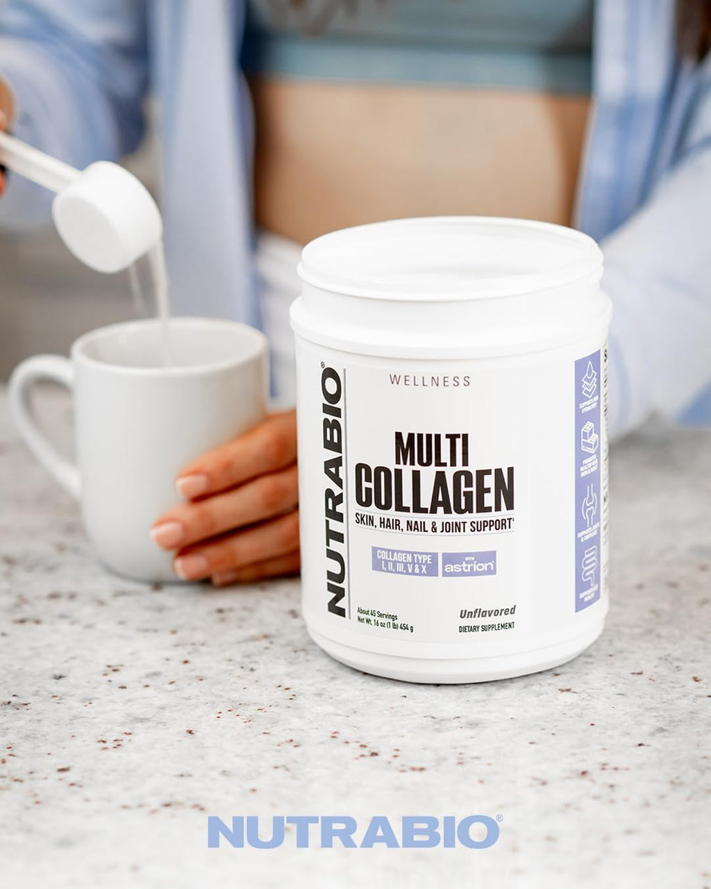 Hydrolyzed Grass-Fed Unflavored Collagen Powder 40 Servings G9596