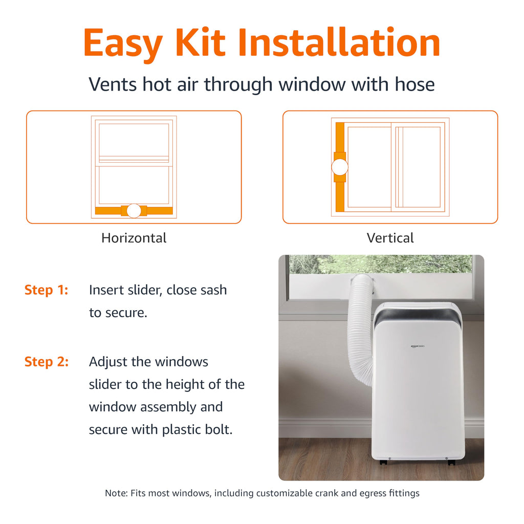 3-In-1 Portable Air Conditioner with Remote, 10000 BTU, White W21014