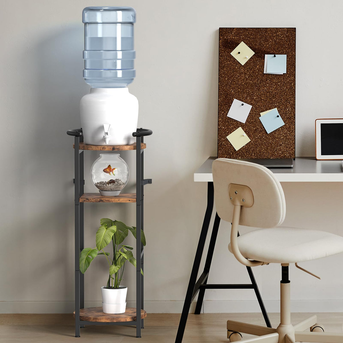 Wood Drink Dispenser Stand R525