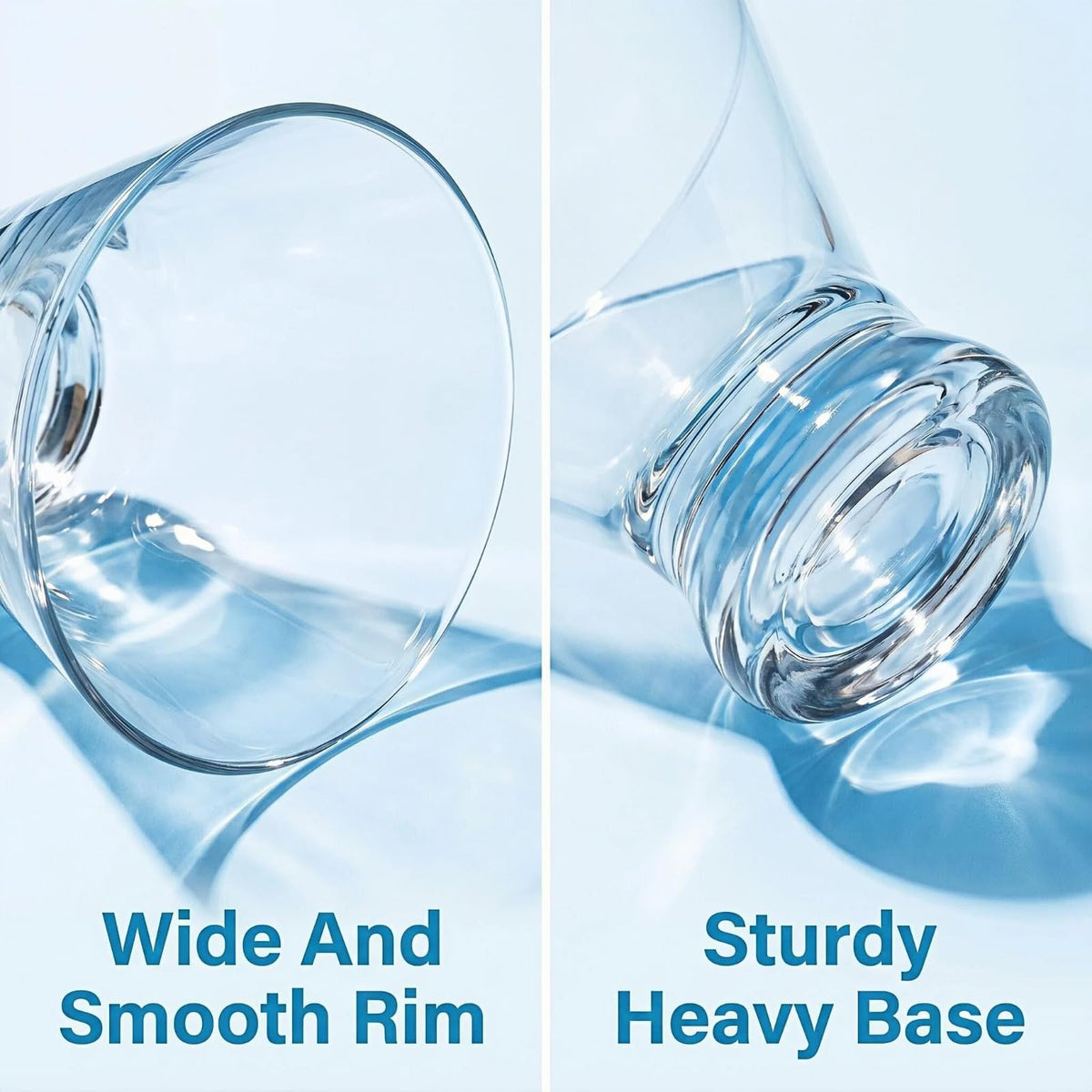Stemless Martini Glasses Set of 4 V8323