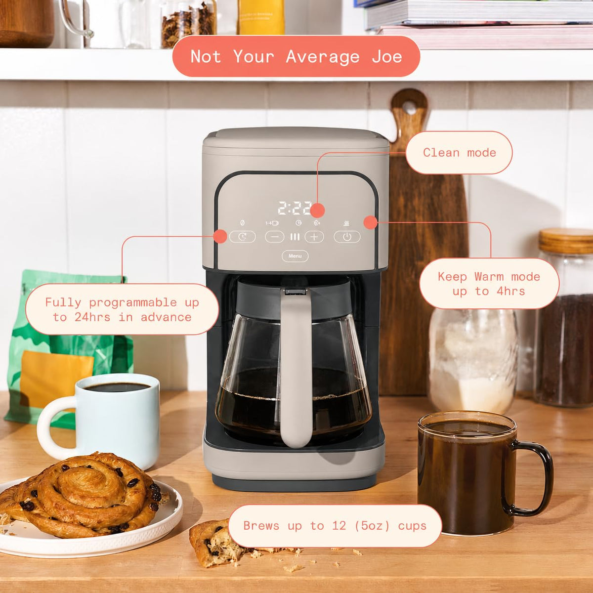 12 Cup Programmable Coffee Maker H4753