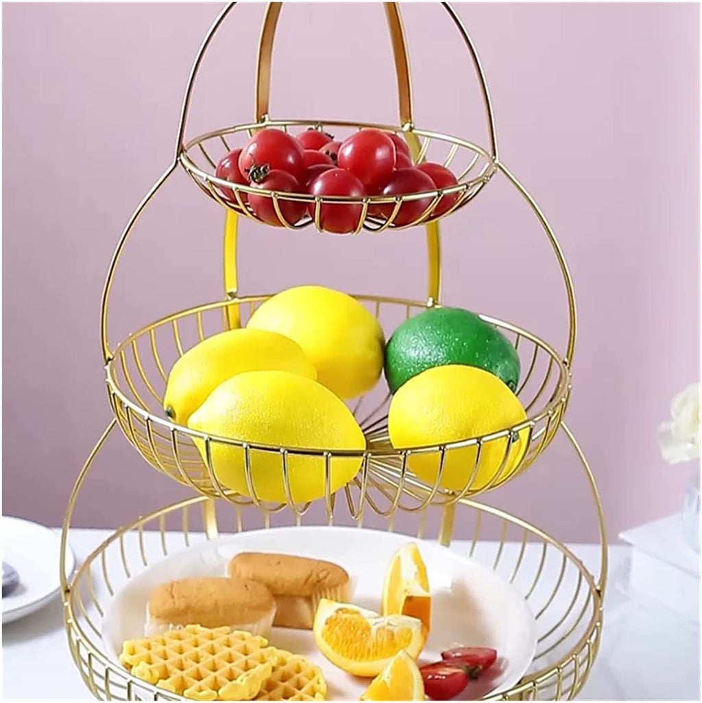 3-Tier Metal Fruit Basket T7031