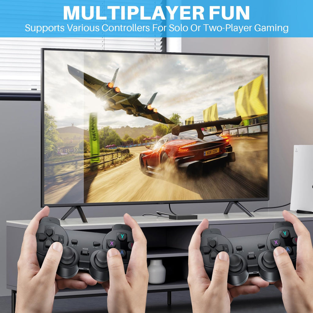 Retro Game Console with 2.4G Dual Controllers Y41093