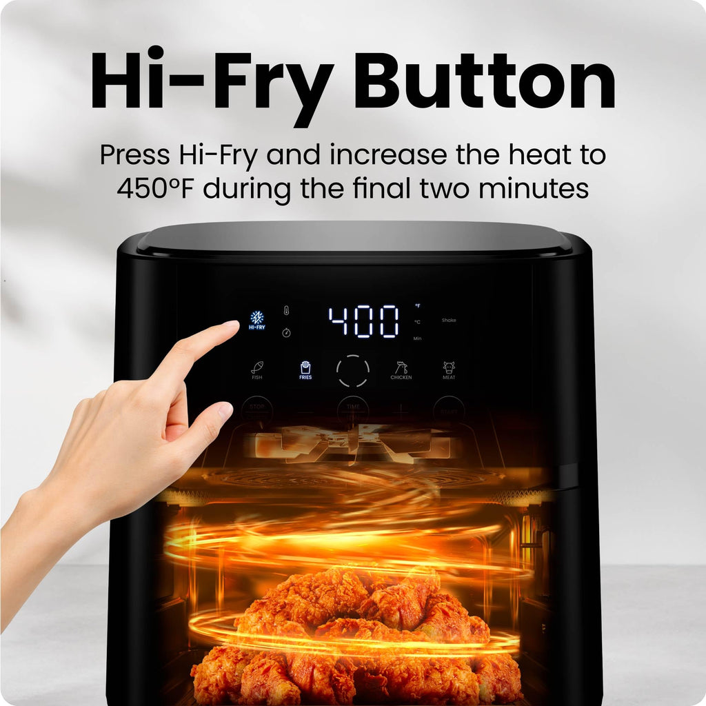 6 QT Compact Nonstick Air Fryer H2204