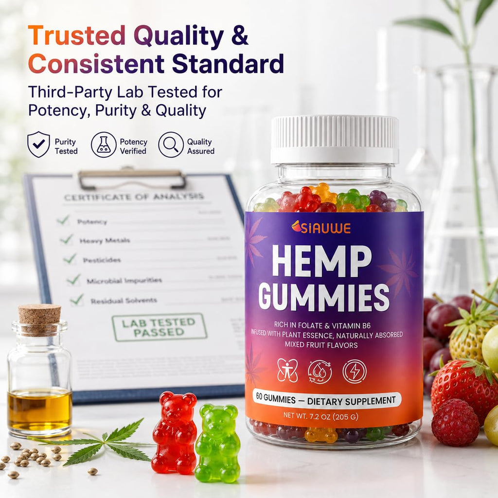 Sugar Free Hemp Gummies 60 Count C916332