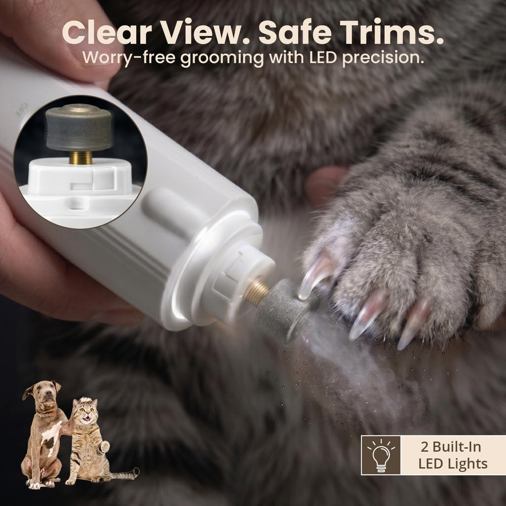 2-in-1 Dog & Cat Nail Clipper and Grinder with Light G19894