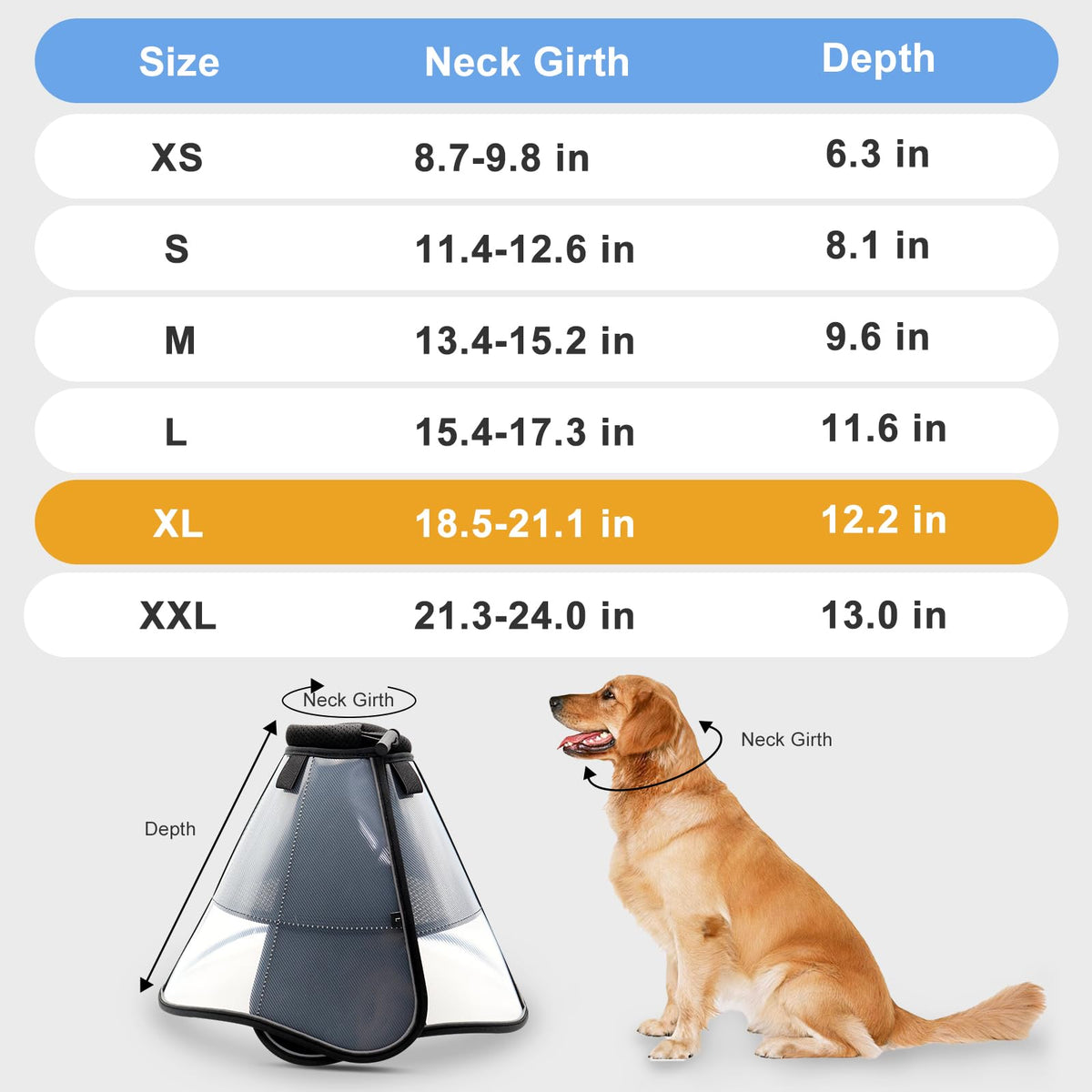 Soft Dog Cone Collar E849