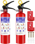 2 Pack 2.5 lb ABC Dry Chemical Fire Extinguisher H289391