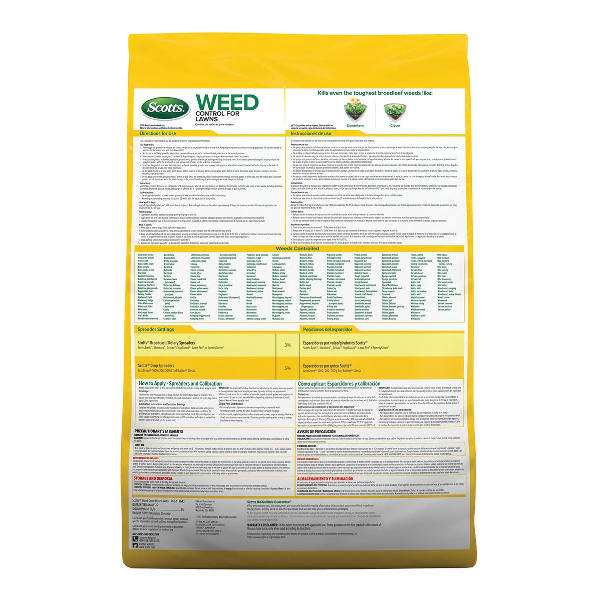 Weed Control for Lawns 14 lbs P603