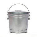 6 Gallon Galvanized Metal Trash Can with Lid F74499