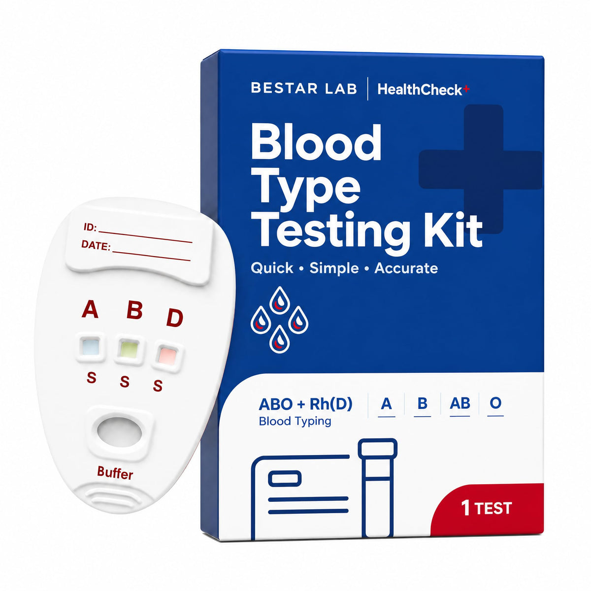 Blood Type Testing Kit (8-Type) D615207