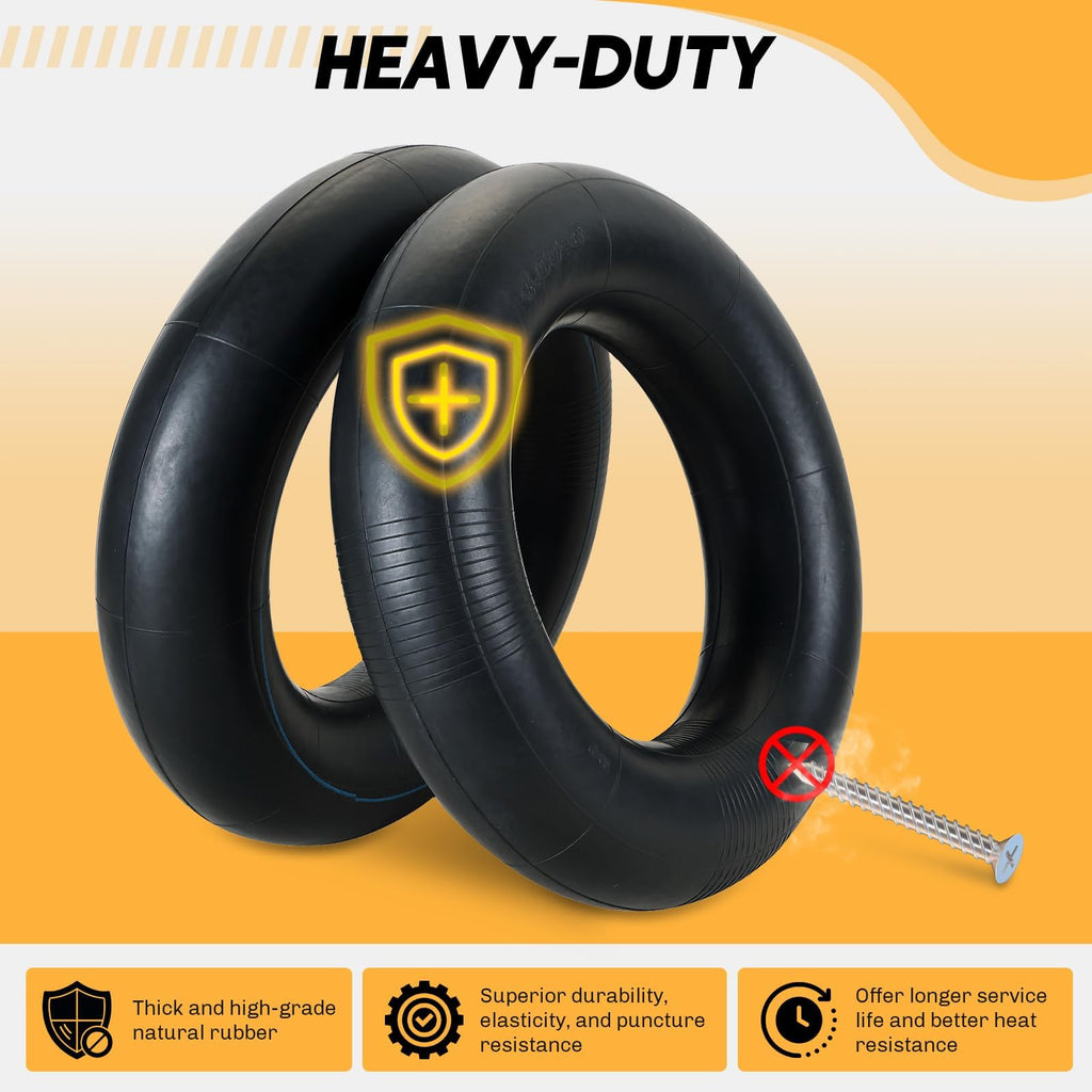 2 Pack 4.80/4.00-8 Inner Tube with TR-13 Straight Valve Stem G616428