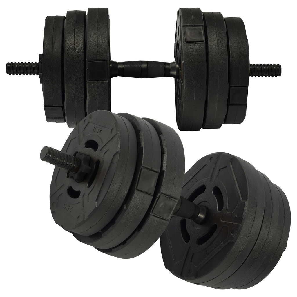 Adjustable Dumbbell Set 60 Lbs Black G423815