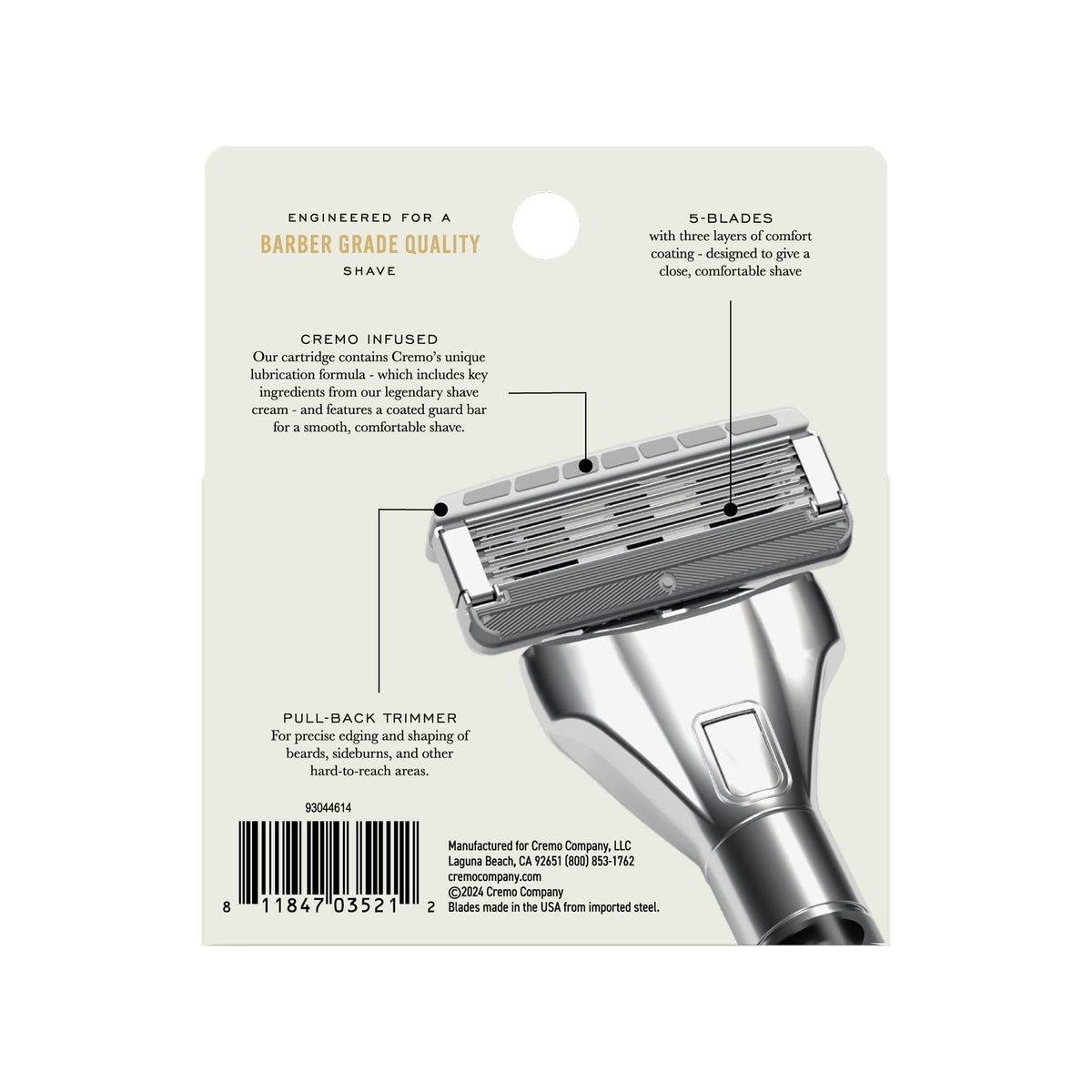 5 Blade Razors Refills, 4 ct I841365