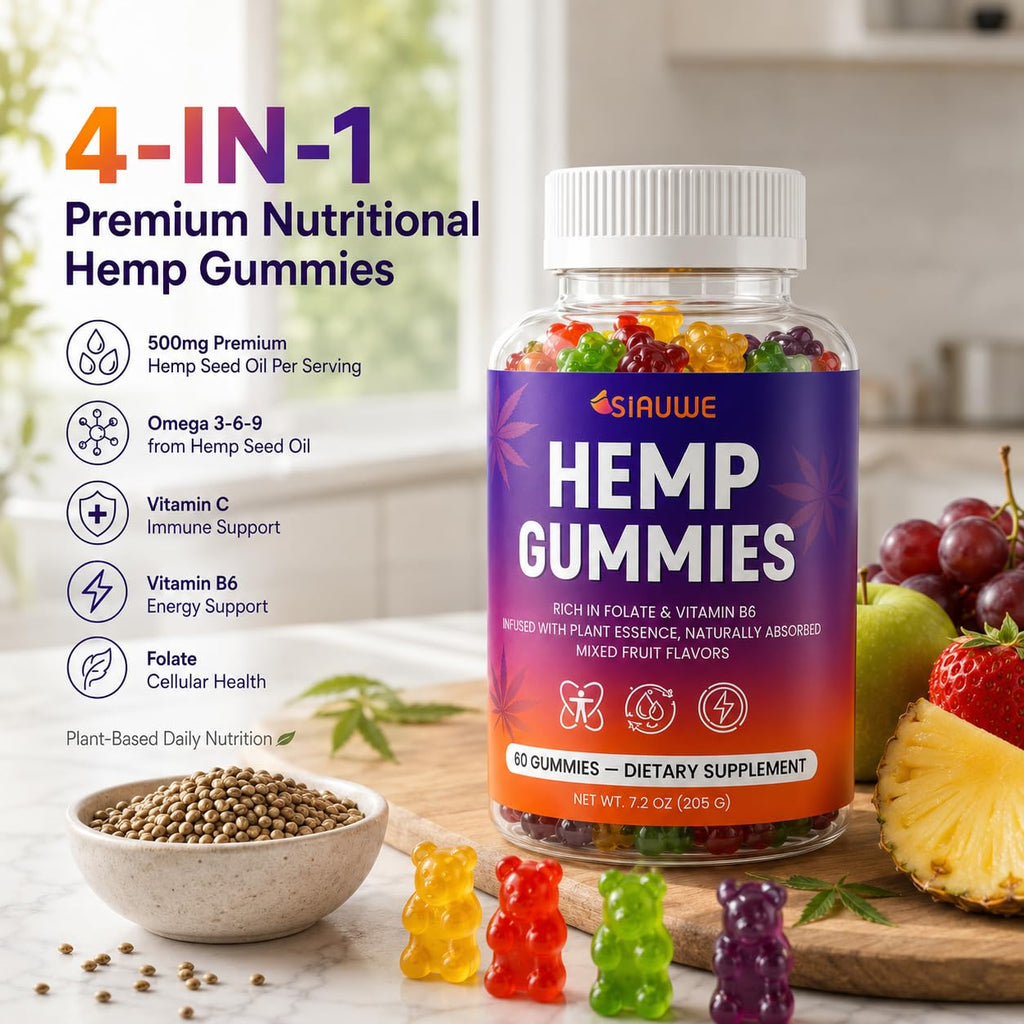 Sugar Free Hemp Gummies 60 Count C916332