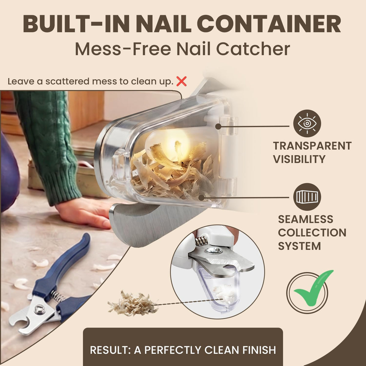 2-in-1 Dog & Cat Nail Clipper and Grinder with Light G19894