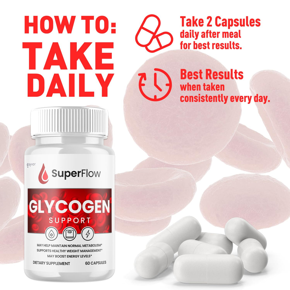 Glycogen Support Supplement 60 Capsules X637