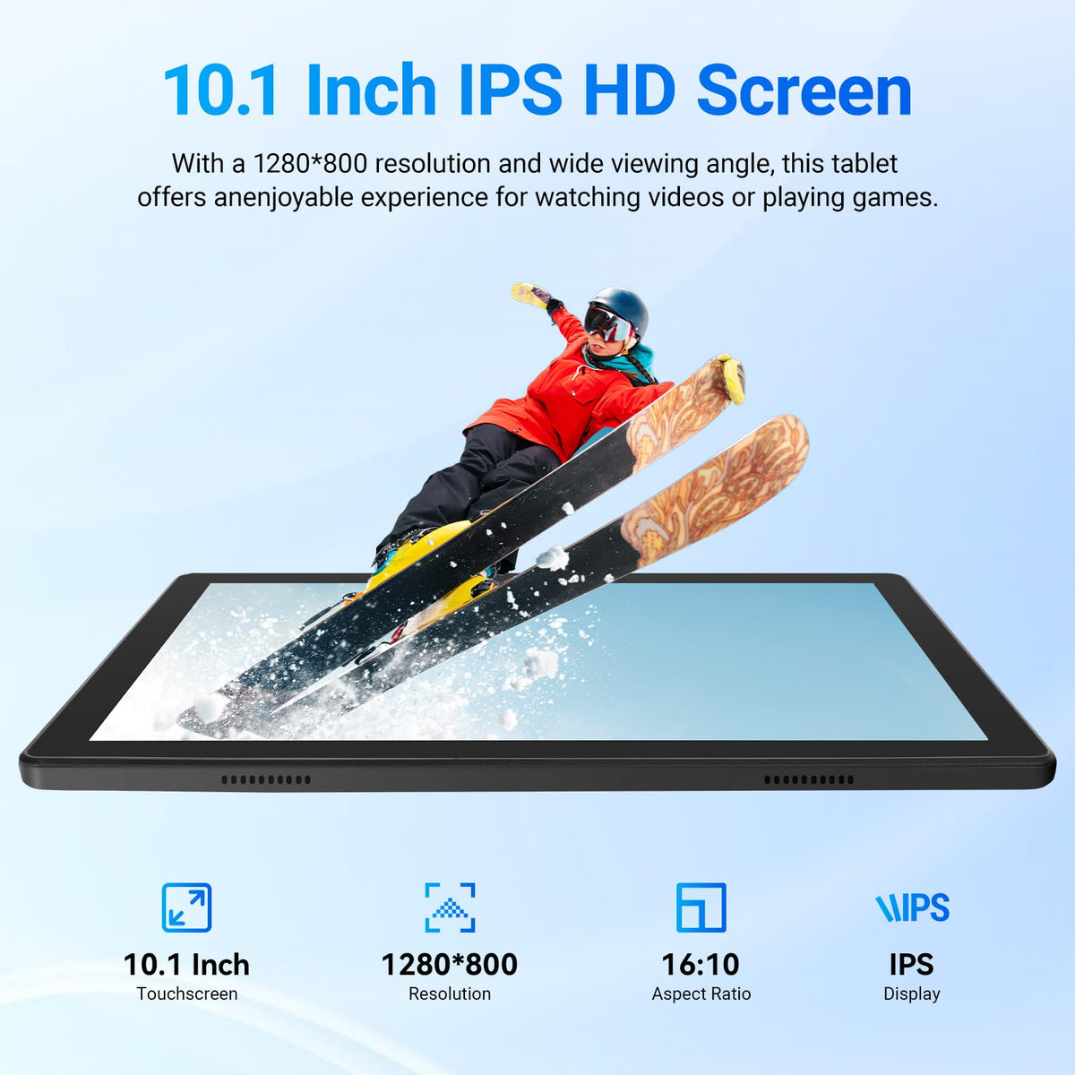 10.1" Android Tablet 24GB RAM 64GB ROM 6000mAh S5801