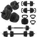 Adjustable Dumbbell Set 60 Lbs Black G423815