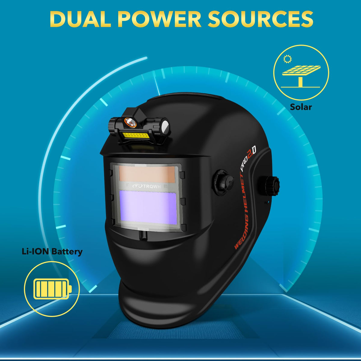 Welding Helmet Auto Darkening Solar Powered E788
