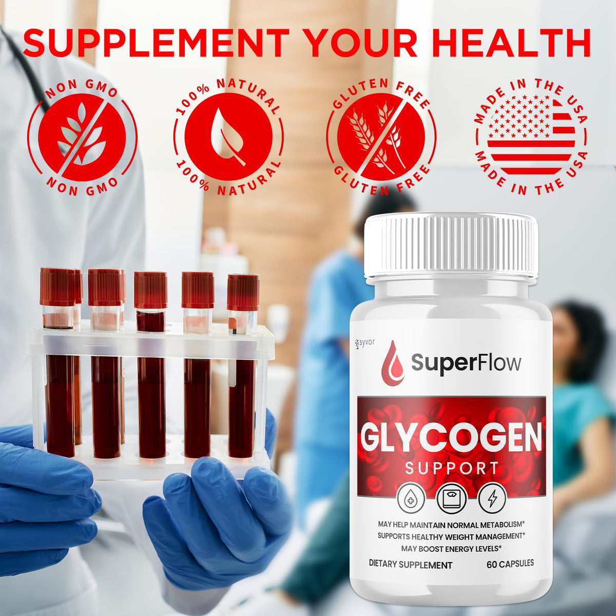Glycogen Support Supplement 60 Capsules X637
