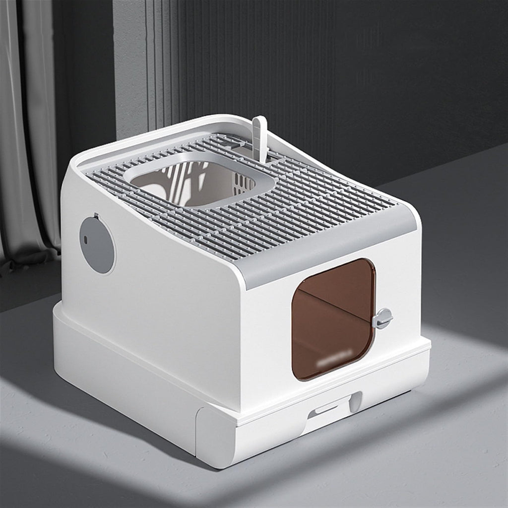 Fully Enclosed Extra Large Cat Litter Box D231253