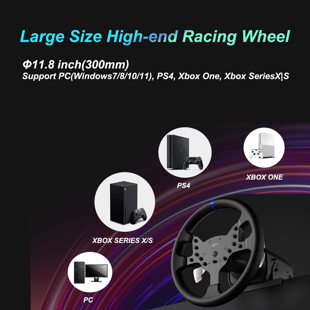 Force Feedback PC Racing Wheel U3238