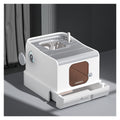 Fully Enclosed Extra Large Cat Litter Box D231253