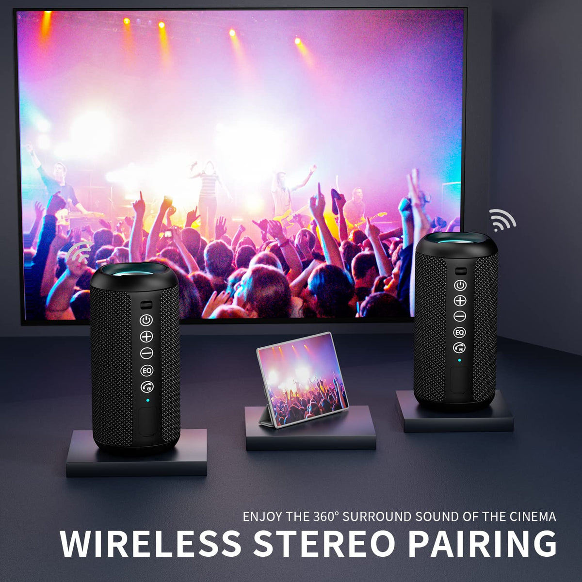 Portable Bluetooth Speaker IPX7 Waterproof Y42034