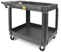 Heavy Duty 2-Shelf Polypropylene Utility Cart 500 lb Capacity V57909