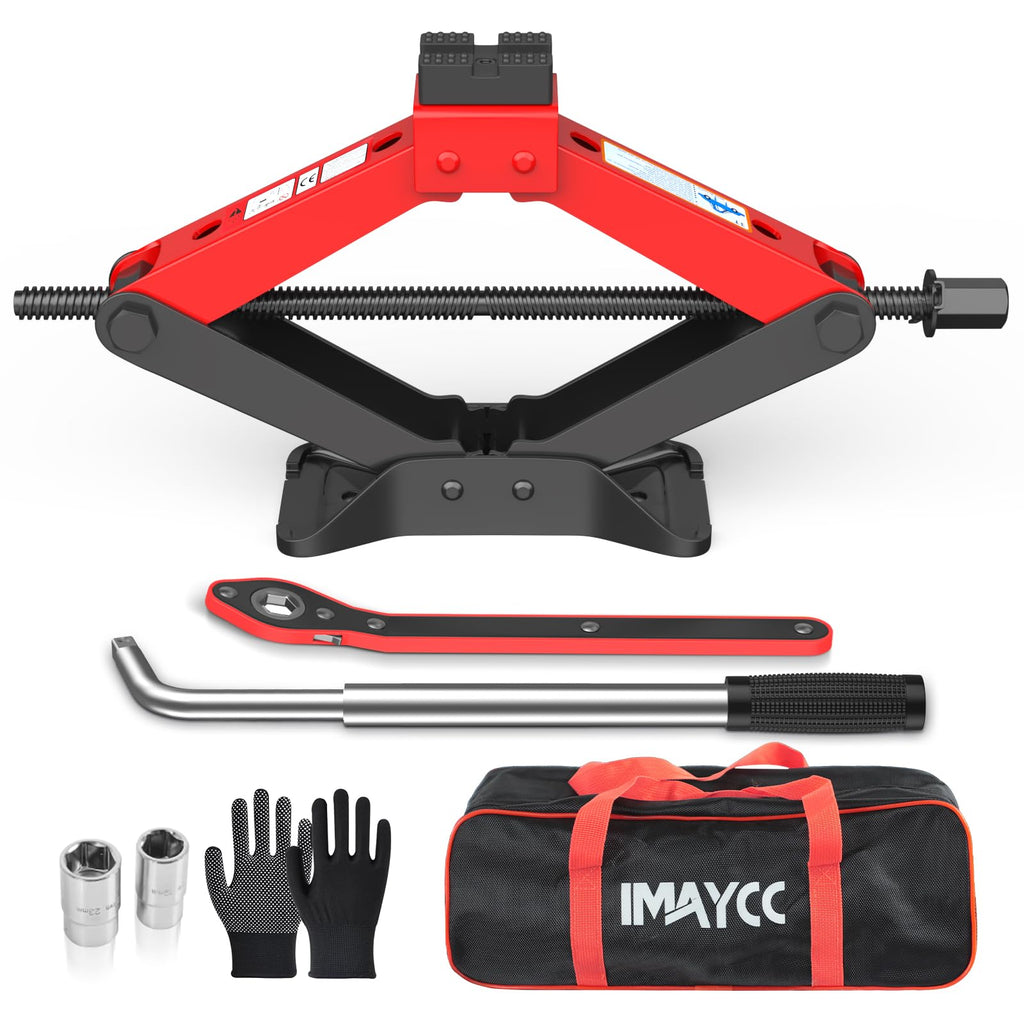 3 Ton Heavy Duty Scissor Jack Kit with Lug Wrench N480