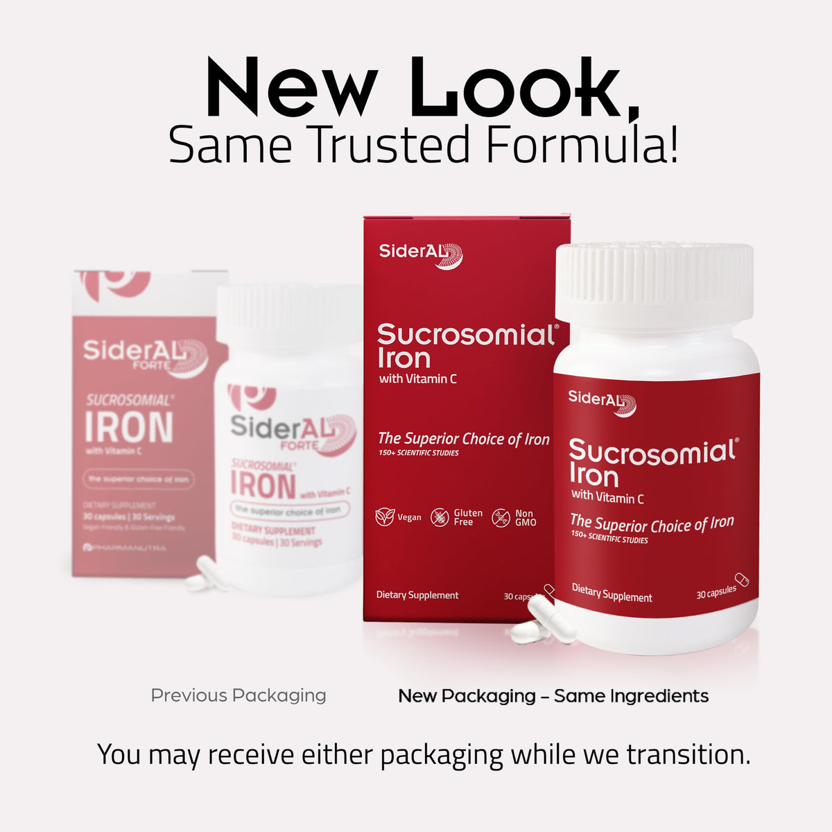 Iron Supplement with Vitamin C, 30ct O150837