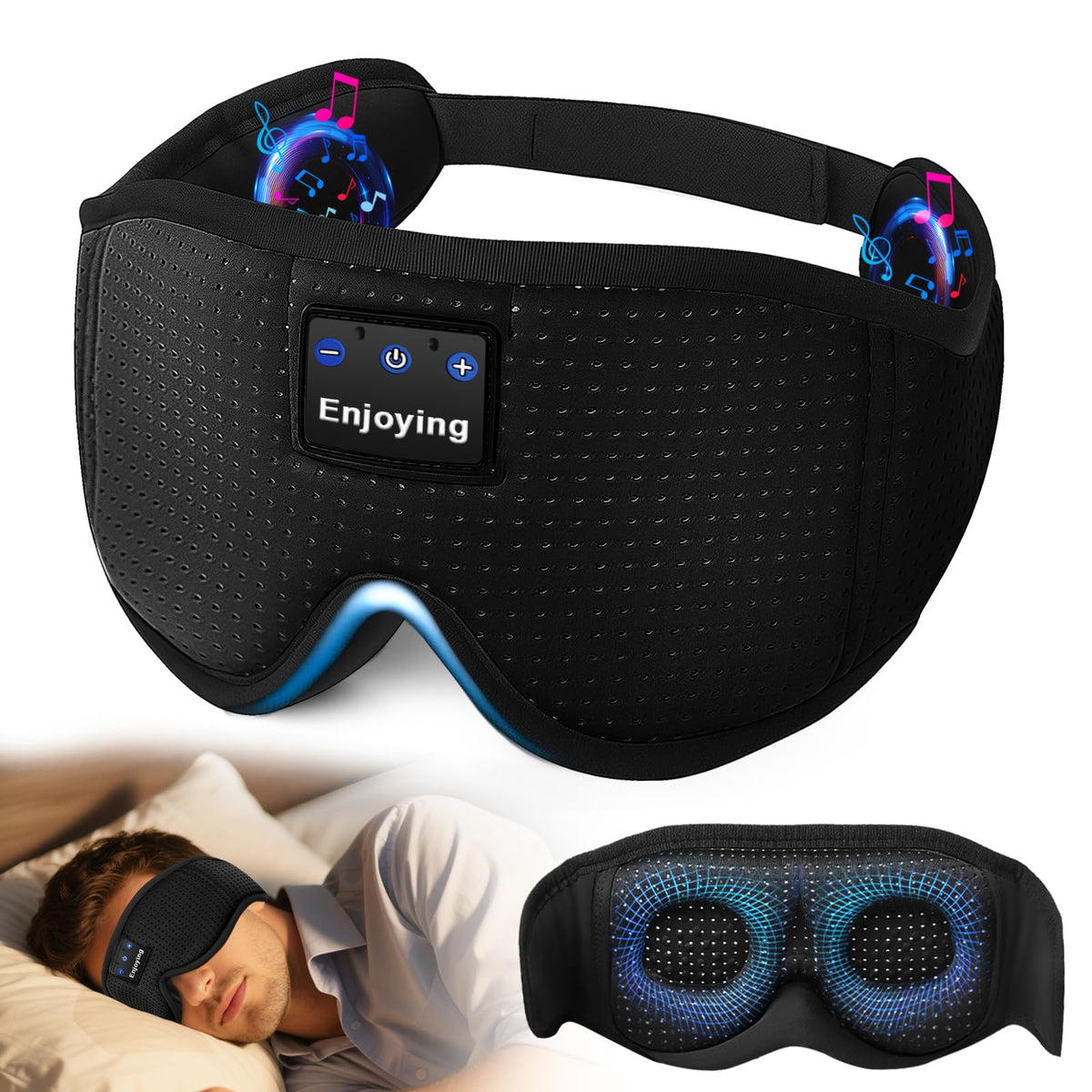 Sleep Mask with Bluetooth Headphones A102