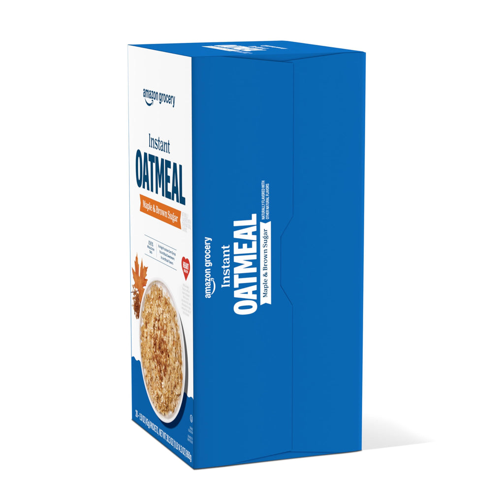 Maple & Brown Sugar Instant Oatmeal, 1.51 Oz, Pack of 40 W130565