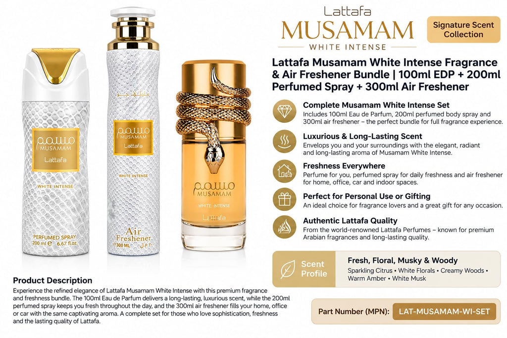 100ml Eau de Parfum + 200ml Perfumed Spray + 300ml Air Freshener H44454