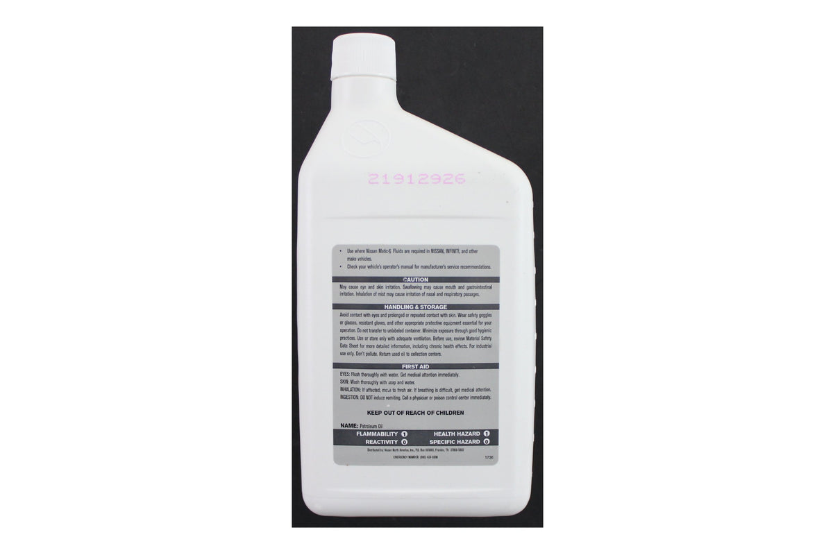 Automatic Transmission Fluid 1 Quart J896