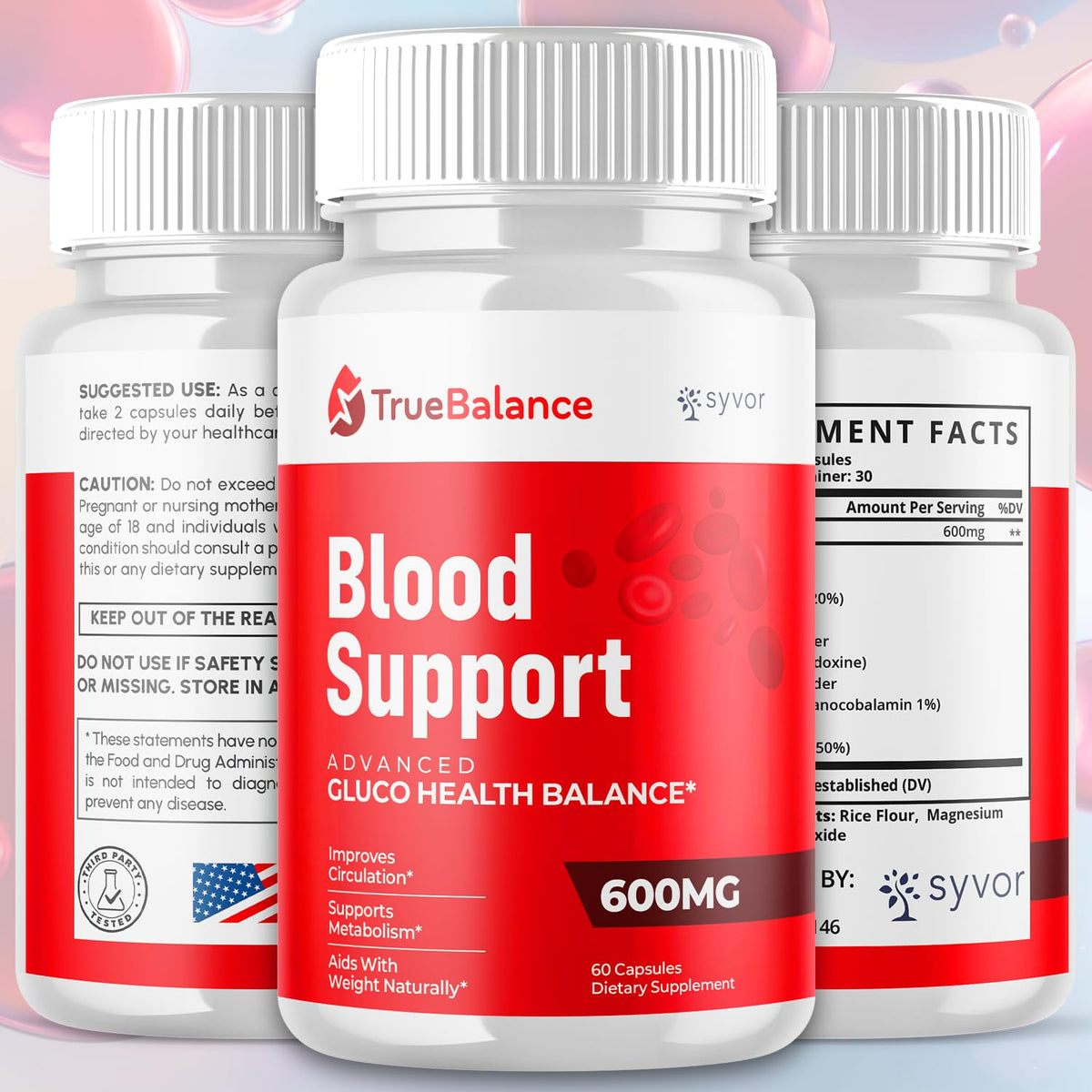 5 Pack 300 Capsules Y478