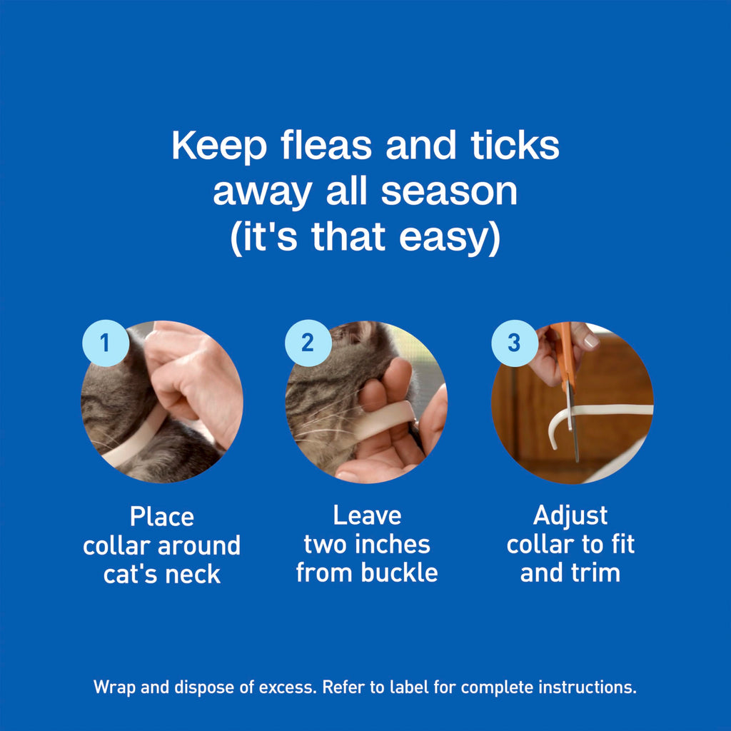Adjustable Flea & Tick Collar for Cats X74107