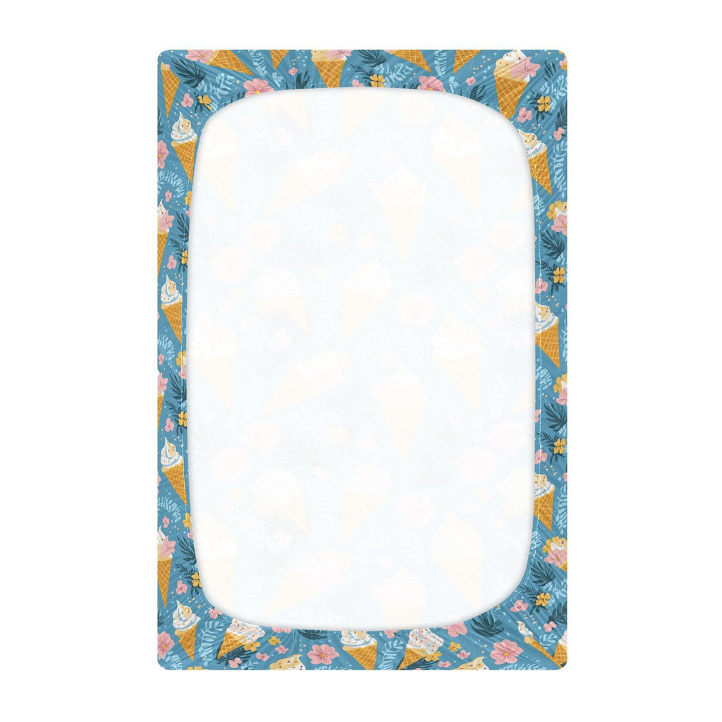 Soft Breathable Microfiber Fitted Crib Sheet Q5929