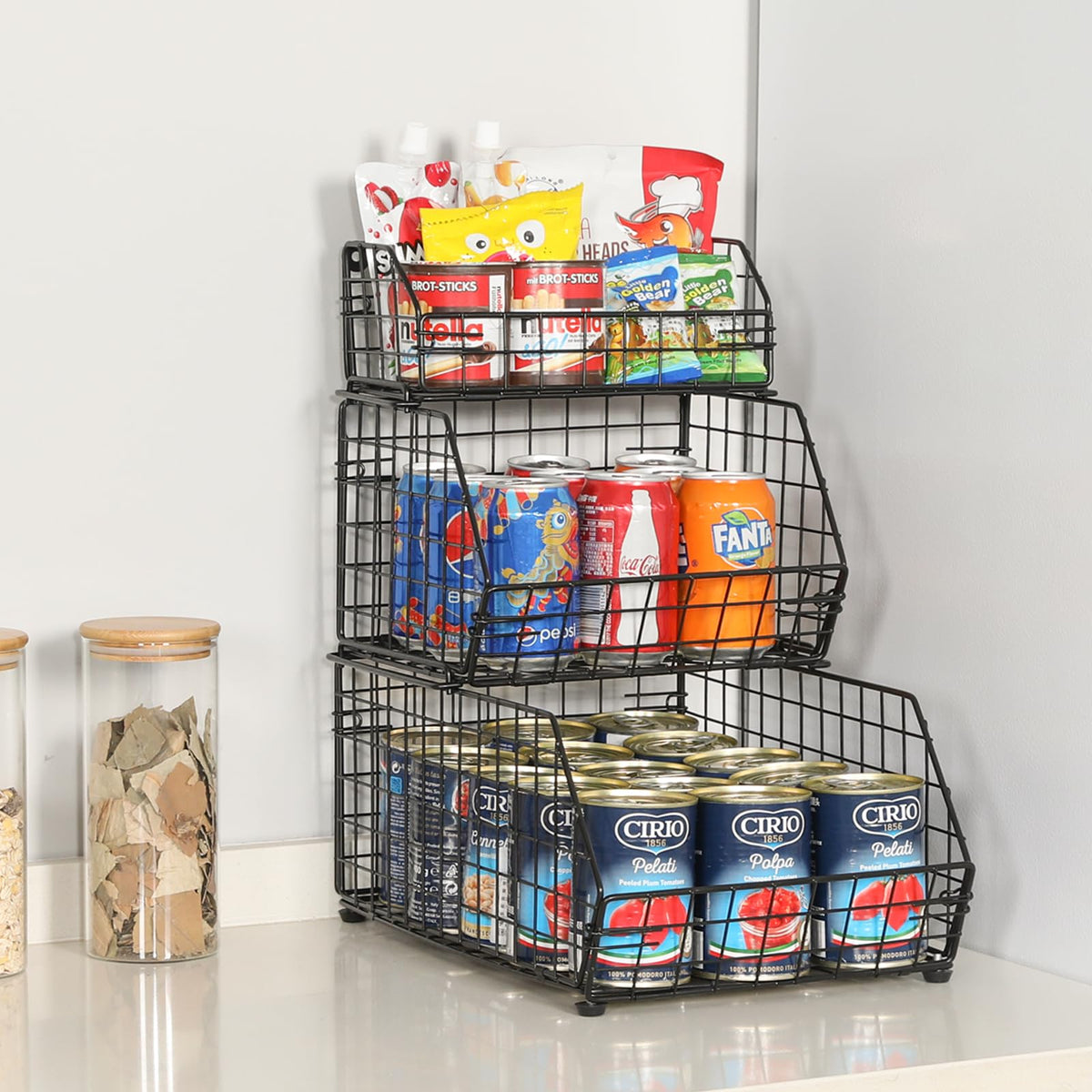 3-Tier Stackable Wire Fruit Basket M57734