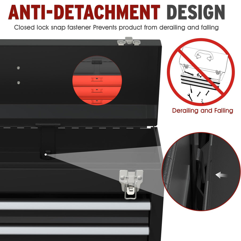 3 Drawer Steel Tool Box with Locking System H966
