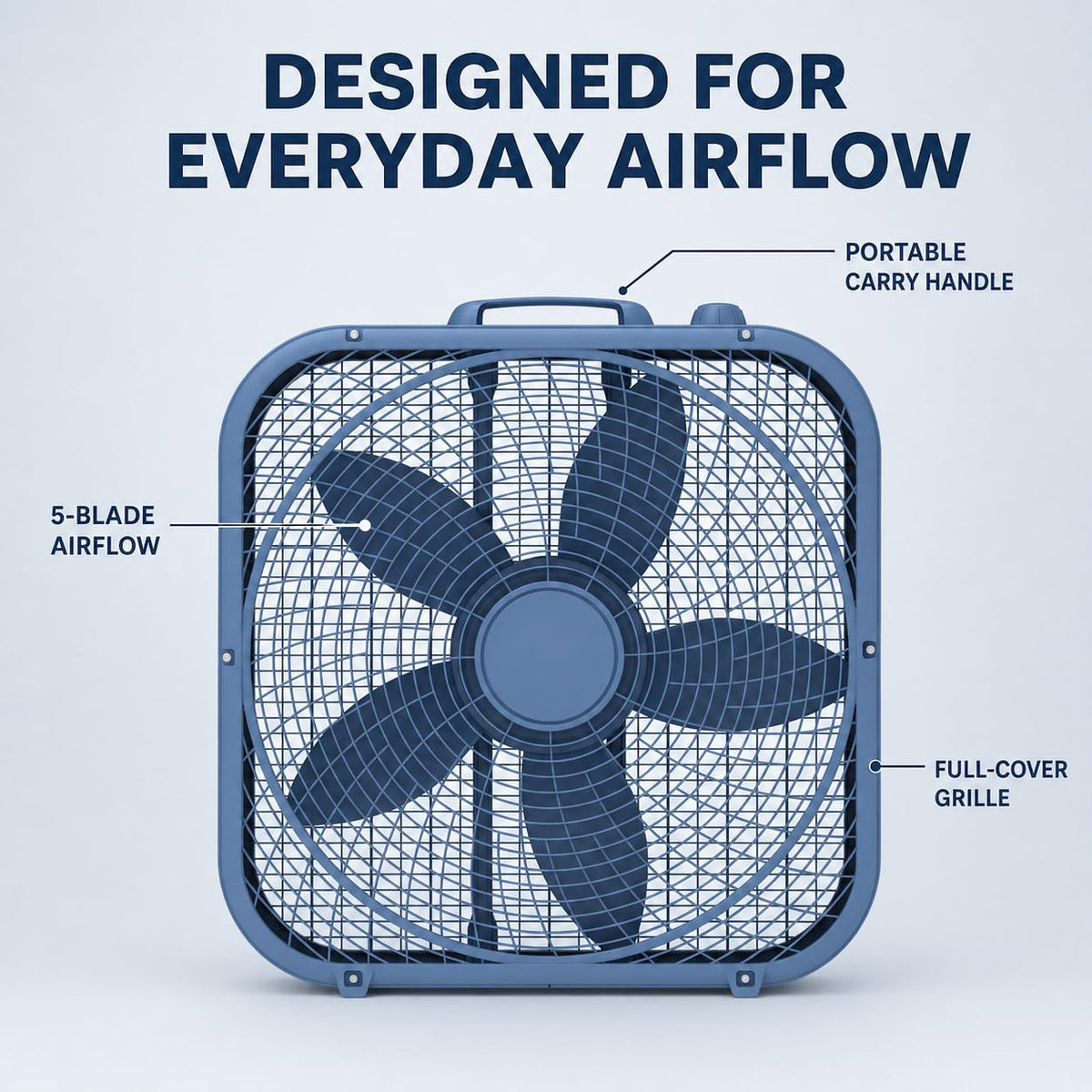20" 3-Speed Box Fan E89072