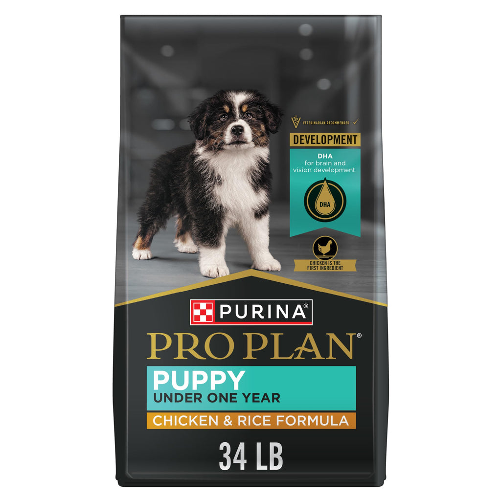 High Protein Chicken & Rice Dry Puppy Food 34 lb Bag A647318