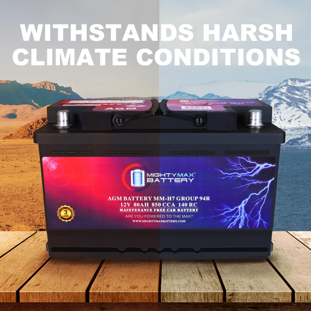 12V 80AH 850 CCA Replacement Battery U155