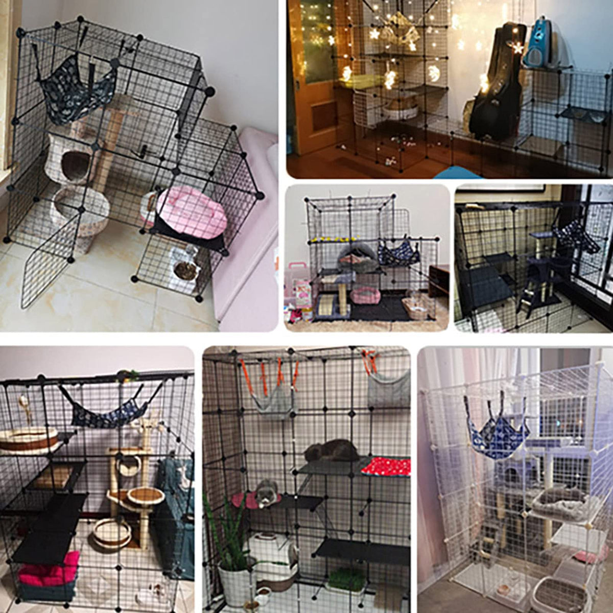 Metal Wire Small Animal Cage 219 * 75 * 182cm I156808