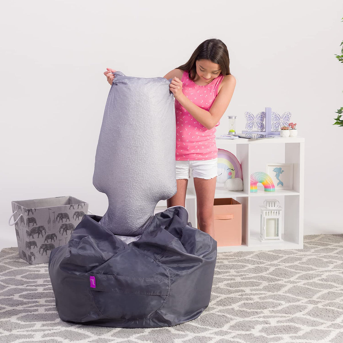 100 L White Bean Bag Refill H30716