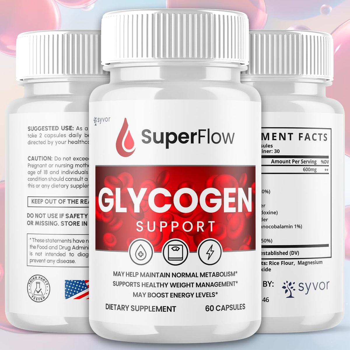 Glycogen Support Supplement 60 Capsules X637
