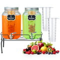 2 Gallon Glass Beverage Dispenser with Stand & Fruit Infuser G912187